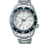 Seiko Prospex SPB519J1, Reloj GMT automático, esfera blanca, bisel azul, edición 60° aniversario