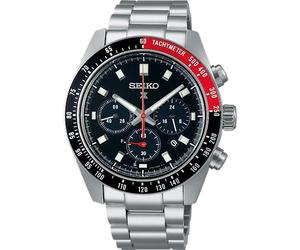 Seiko Prospex SSC915P1 Speedtimer - Reloj de pulsera solar para hombre (cronógrafo, 10 ATM), acero inoxidable, Pulsera