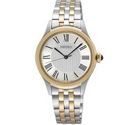 Seiko Reloj analógico de cuarzo clásico para mujer SUR612P1, plata