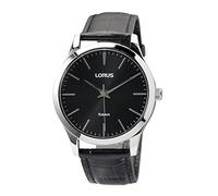 Seiko Reloj analógico de Cuarzo para Hombre con Correa de Piel RRX71HX9, Plata