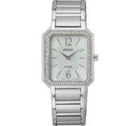 Seiko Reloj analógico de Cuarzo para Mujer con Correa de Acero Inoxidable SUP465P1, Plata, Plata, Pulsera
