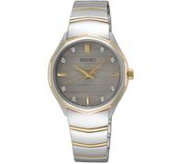Seiko Reloj analógico para mujer SUR616P1, 29 mm 5 ATM, cuarzo, correa acero inoxidable