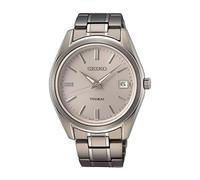 Seiko Conceptual Cuarzo Plata/Blanco Sunburst Dial Pulsera Reloj Hombre SUR369P1