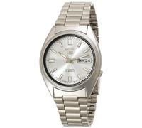 SEIKO Reloj automático para hombre, colección 5-7S, con calendario de día/fecha, manecillas luminosas, caja de acero inoxidable y pulsera