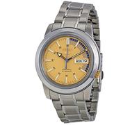 Seiko Reloj automático para Hombre, Pantalla analógica y Correa de Acero Inoxidable SNKK29K1, Plata, Pulsera