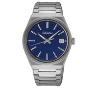 Seiko Reloj Clásico De Cuarzo 6N52 (39 Mm), Esfera Azul Y Pulsera De SUR555P1