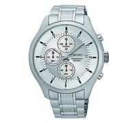 Seiko Reloj Cronógrafo para Unisex Adultos de Cuarzo con Correa en Acero Inoxidable SKS535P1
