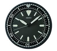 Seiko Reloj de Pared con Esfera Heritage Design de 12 Pulgadas, Color Negro clásico