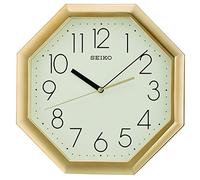 Seiko Reloj de Pared octágono, Dorado, 11.8 x 2 x 11.75 Pulgadas