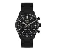 Seiko Reloj cronógrafo de Cuarzo Negro para Hombre. SSB415P1