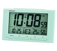 Seiko Reloj Despertador Digital Azul Claro QHL090L