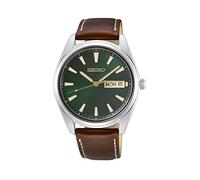 Seiko Reloj Término análogo para Hombre de Cuarzo con Correa en Cuero SUR449P1