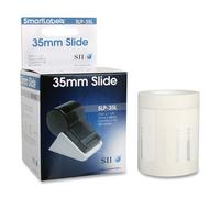 Seiko SLP-35L (11mmx38mm) 35mm Slide Labels (White) - Pack of 300 Labels