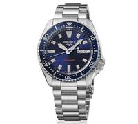 Seiko SRPL83K1 5 Sport SKX Reloj automático de acero inoxidable para hombre, tamaño de caja 42,5 mm, azul/plata