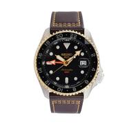 Seiko SSK036K1 Reloj 5 Sports Automático GMT, plateado, Correa