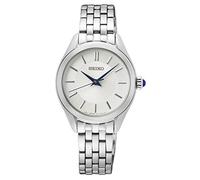 Seiko SUR537P1 - Reloj analógico de Cuarzo para Mujer con Correa de Acero Inoxidable, Plata, Pulsera