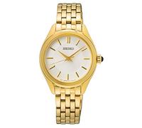 Seiko SUR538P1 - Reloj analógico de Cuarzo para Mujer con Correa de Acero Inoxidable, Dorado, Pulsera