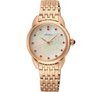 Seiko SUR564P1 - Reloj analógico de Cuarzo para Mujer con Correa de Acero Inoxidable, Dorado