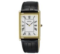 SEIKO SWR104P1 Hombre Cuarzo Rectangular Cuero Reloj