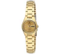 Seiko SYMC18K1 - Reloj analógico de mujer automático con correa de acero inoxidable dorada - sumergible a 30 metros