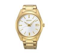 Seiko UK Limited - EU Reloj Hombre de Cuarzo analógico con Correa en Acero Inoxidable Dorado SUR314P1