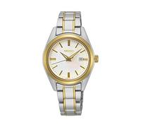 Seiko UK Limited - EU Reloj Mujer de Cuarzo analógico con Correa en Acero Inoxidable Dorado SUR636P1