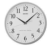 Seiko Unisex Reloj de Pared, Plástico, Plateado QXR210S