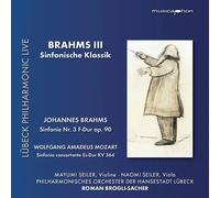 Seiler,M./Seiler,N./Brogli-Sacher/P Brahms III: Sinfonis (CD) (Importación USA)