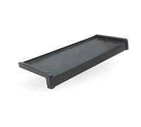 Seiletech.de Alféizar de la ventana de aluminio | 170 cm | Antracita | Profundidad 20 cm | Resistente a la intemperie | Con cubierta de PVC | Exterior | Repises de ventana