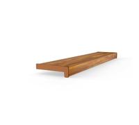 Seiletech.de Banco de ventana de PVC | 20 cm x 120 cm | roble dorado | alféizar de ventana | para interior | alféizar de ventana | interior | | se vende por metros | salón | decoración | plástico