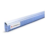 Seiletech.de Junta magnética UM01, 2 x 2 m, junta para puerta de cristal de 4 mm, 5 mm, 6 mm, transparente, perfil repelente al agua, mampara de ducha, con labio de goma, protección contra impactos,