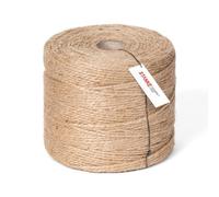 Seilwerk STANKE Cuerda de Yute, de Fibra Natural, Decorativa 2mm 100m