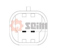 SEIM Elevalunas Atrás Izquierda eléctrico con electromotor Compatible con BMW 3 Sedán E46 51358212099 67628362066 8212099 900540