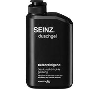 SEINZ. Gel de ducha para limpieza profunda, carbón activo de bambú, ginseng (1 x 300 ml) para hombres