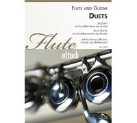Seis Duette para flauta (Flauta) y guitarra/Six Duets For Flute (Recorder) and Guitar/Six Duos pour Flûte à BEC ou traversière avec Guitar (Partitura y voz)
