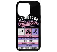 Seis etapas del triatlón Vamos a Hacer Esta Divertida Carrera de Carrera Carcasa para iPhone 13 Pro