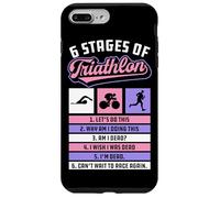 Seis etapas del triatlón Vamos a Hacer Esta Divertida Carrera de Carrera Carcasa para iPhone 7 Plus/8 Plus