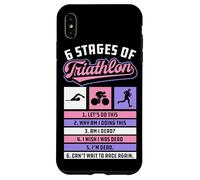 Seis etapas del triatlón Vamos a Hacer Esta Divertida Carrera de Carrera Carcasa para iPhone XS MAX