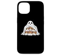 Seis lindos hámsters de Halloween disfrazados de fantasmas Carcasa para iPhone 13