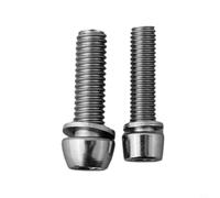 Seis pernos de vástago de bicicleta M5 M6 x 20 mm tornillos de acero anodizado para bicicleta de carretera Tija de sillín desviador y piezas de auriculares (6 x 20 mm)