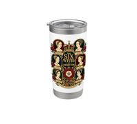 Seis Reinas, Un Rey, Historia Para Siempre Esposas de Enrique VIII Vaso térmico de acero inoxidable de doble pared
