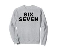 Seis Siete 6 7 Divertido Meme Internet Broma Tendencia Viral Sudadera