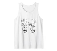 Seis Siete 6 7 Internet Memes Lenguaje de señas Americano Camiseta sin Mangas