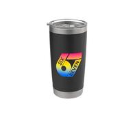 Seis Siete 67 Colorido 6 7 Gen Alpha Slang Divertido 6-7 Meme Vaso térmico de acero inoxidable de doble pared