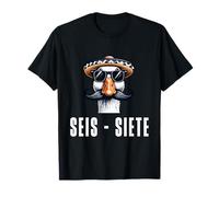 Seis Siete Funny Sombrero Duck 67 Gen Alpha Meme 6 7 Spanish Camiseta
