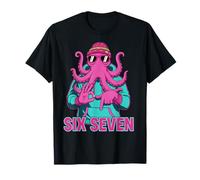 Seis Siete Meme Lindo Pulpo 67 Divertido Gen Z Apha Jerga Camiseta