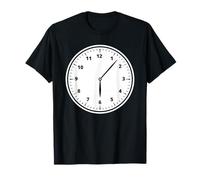 Seis Siete Tiempo Reloj Analógico Meme Divertido Camiseta