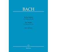 Seis suiten BWV 1007 - 1012 para violonchelo solo - Salida en el oso Jinete Edition - hrsg. August wenzinger (Notas)