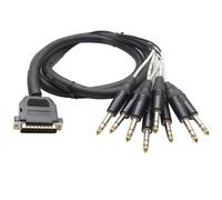 Seismic Audio - sa-db8t5 - DB25 a 8 canales 1/4 "TRS 5 pie D-Sub Cable de serpiente parche Bay interfaz modular cable
