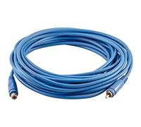 Seismic Audio sa-pgsr25blue 25 pies Azul RCA macho a RCA hembra Audio Cable de extensión - AV RCA Cable extensor